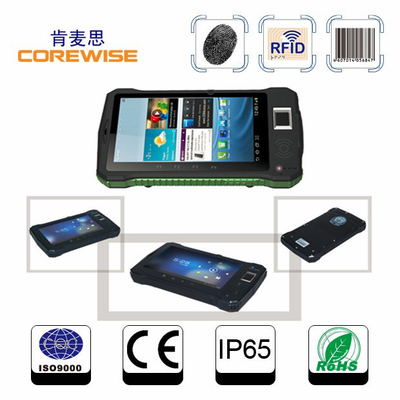 IP65 PC rugosa de la tableta del androide 4,1 con el lector del HF RFID, lector de huella dactilar, analizador del código de barras 1D/2D opcional
